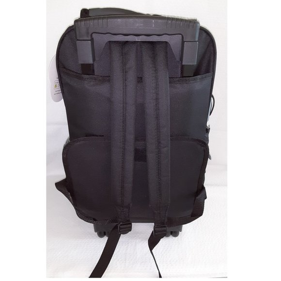 Carry On Backpack Rolling Backpack Travel Backpack Carry On Backpack with Wheels - Picture 15 of 15